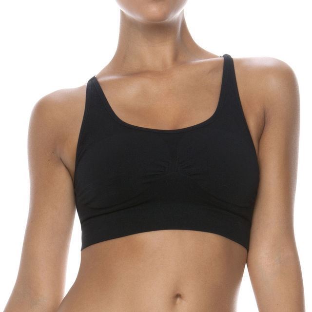 Фото 2: 'Спортивный топ с регулируемыми бретелями черный' - Открытый топ для спортивных и активных