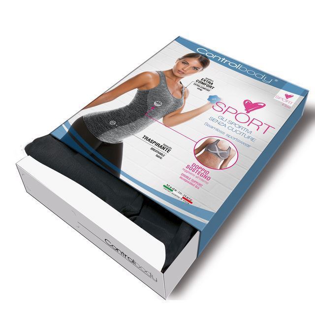 Фото 3: 'Спортивная майка с внутренним топом меланж' - Стильная комбинированная майка для комфортных занятий фитнесом